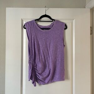 Anthropologie Purple Sleeveless Top